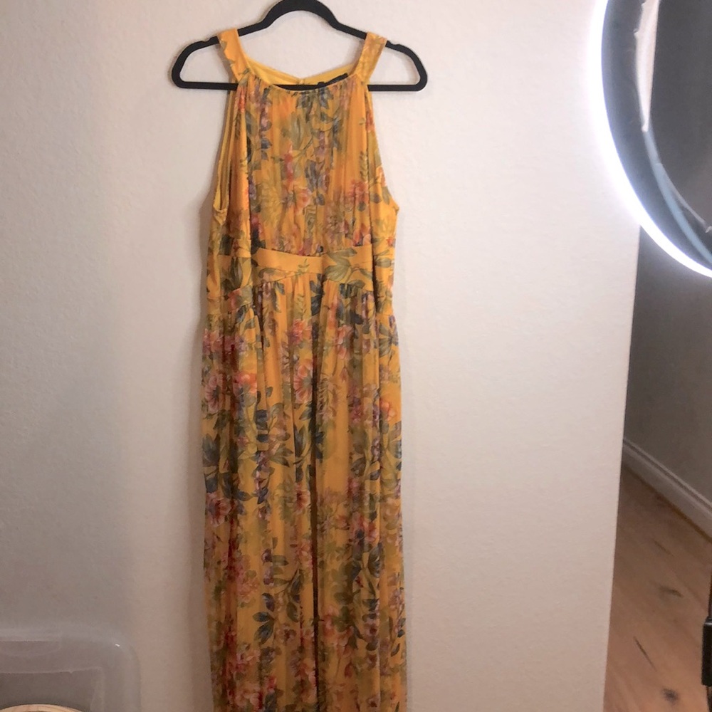 Yellow absolutely stunning Candalite Dress women's 2X spring wedding cruise